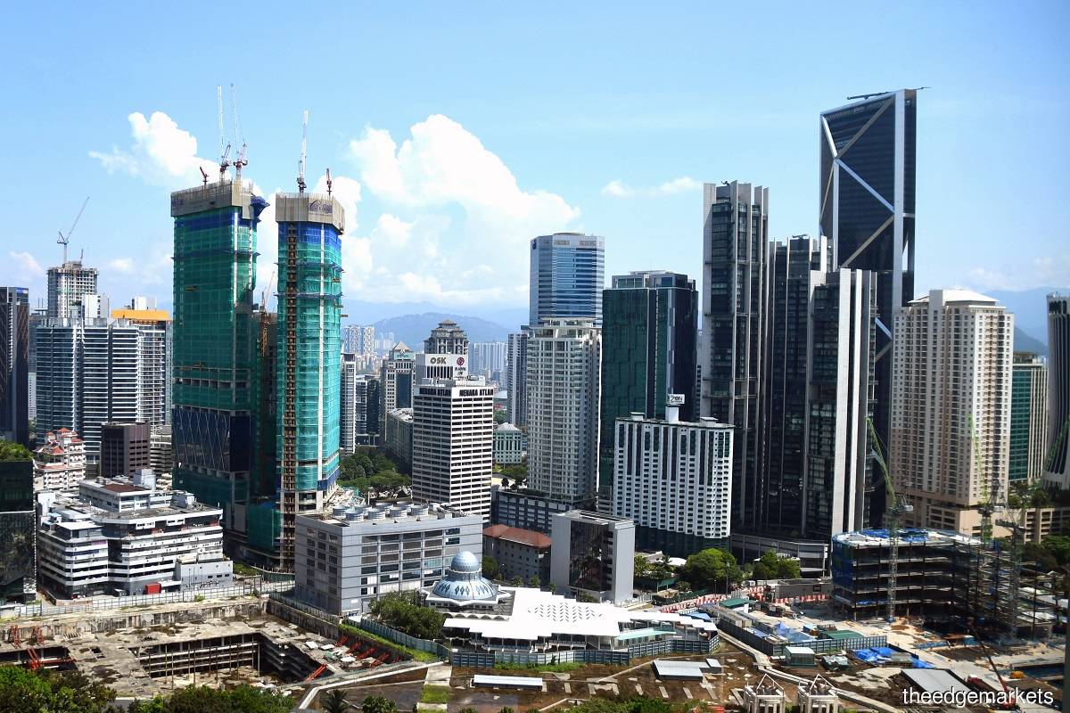 Kuala Lumpur's skyline. All rating agencies right now, the major ones, such as Moody's, S&P and Fitch, have stable rating outlooks for Malaysia, according to Suhaimi. (Photo by Low Yen Yeing/The Edge)